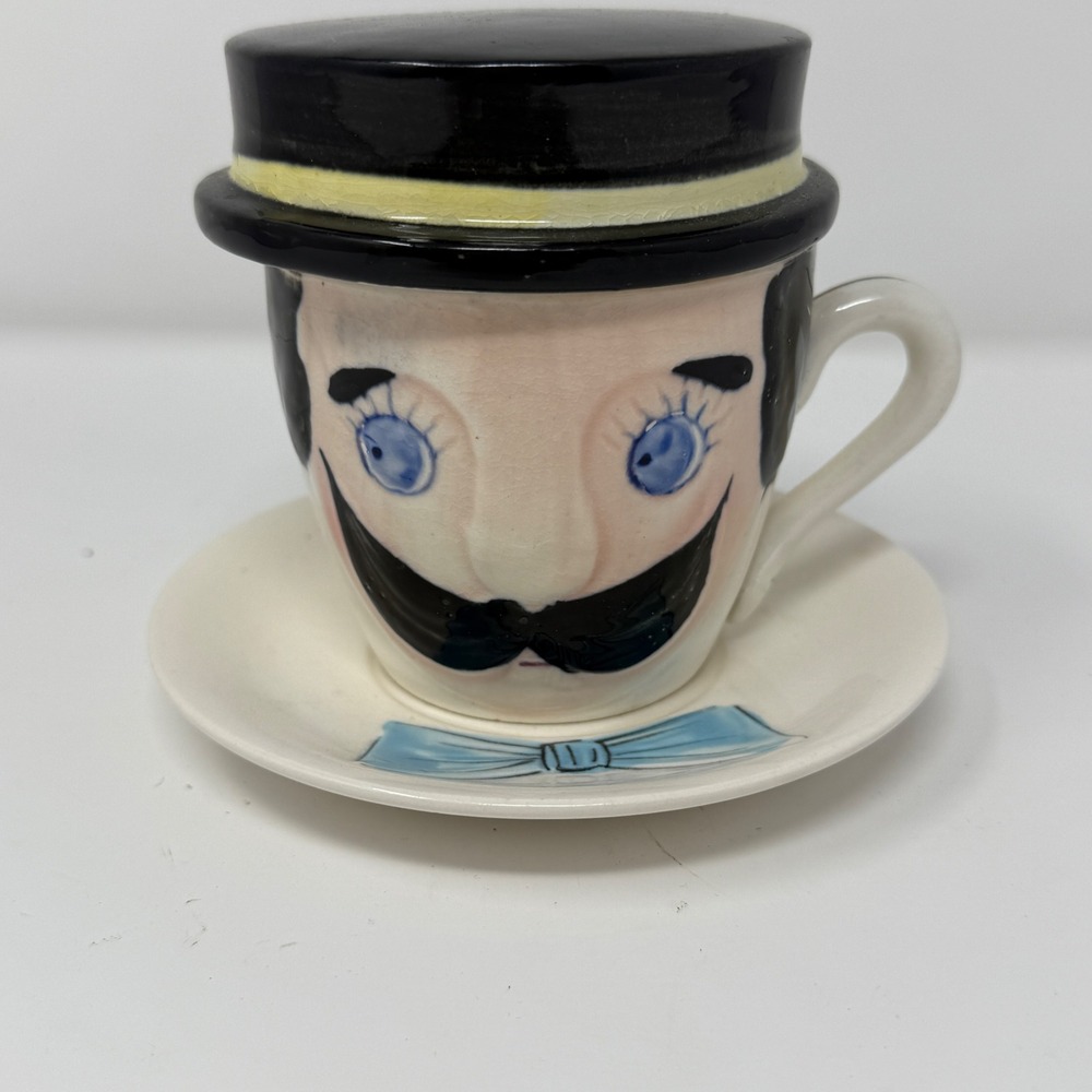 Vintage 1950s Japan RELCO  "POP" Cup & Saucer‎ and Ashtray combo